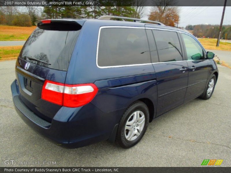 Midnight Blue Pearl / Gray 2007 Honda Odyssey EX