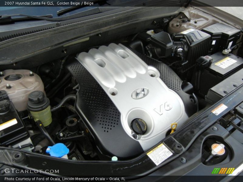 Golden Beige / Beige 2007 Hyundai Santa Fe GLS