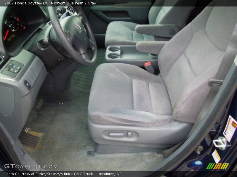 Midnight Blue Pearl / Gray 2007 Honda Odyssey EX