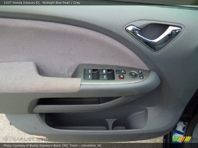 Midnight Blue Pearl / Gray 2007 Honda Odyssey EX