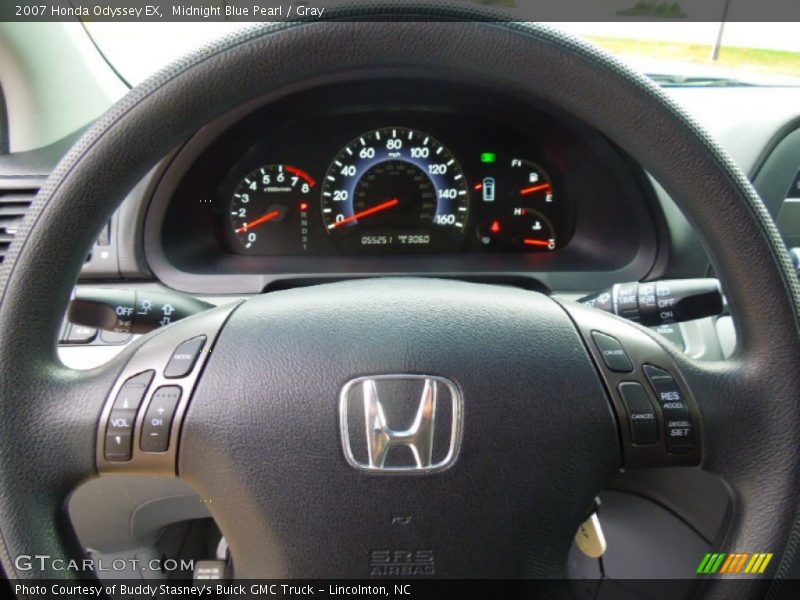 Midnight Blue Pearl / Gray 2007 Honda Odyssey EX