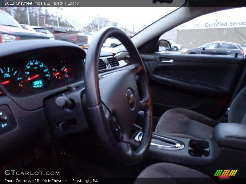 Black / Ebony 2012 Chevrolet Impala LS