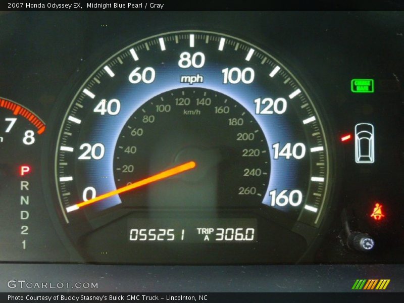 Midnight Blue Pearl / Gray 2007 Honda Odyssey EX