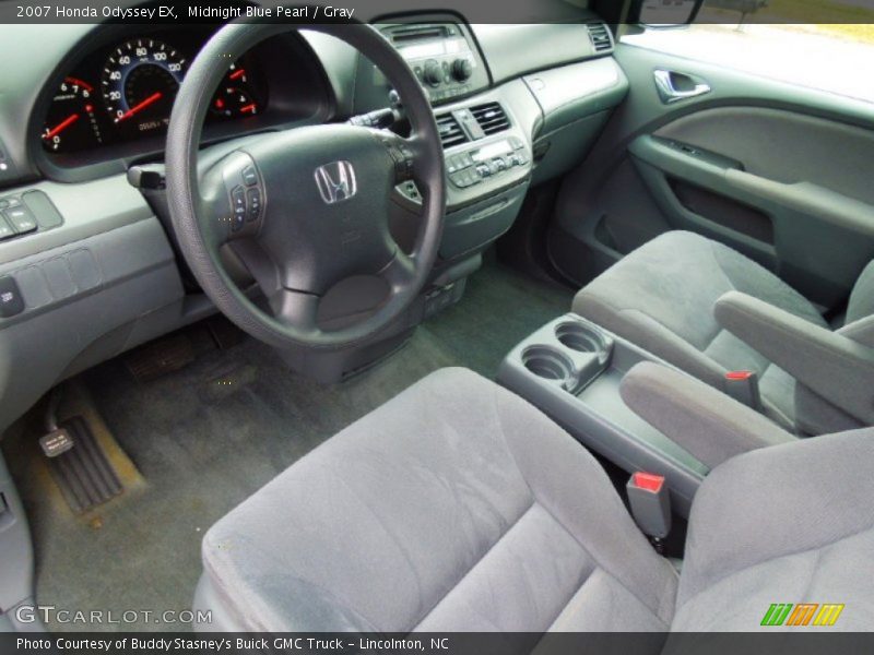 Midnight Blue Pearl / Gray 2007 Honda Odyssey EX