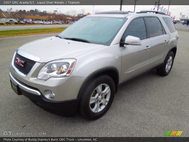 Liquid Silver Metallic / Titanium 2007 GMC Acadia SLT