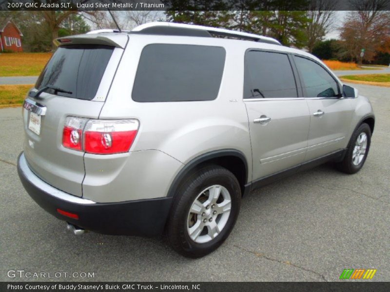 Liquid Silver Metallic / Titanium 2007 GMC Acadia SLT