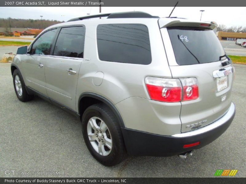 Liquid Silver Metallic / Titanium 2007 GMC Acadia SLT