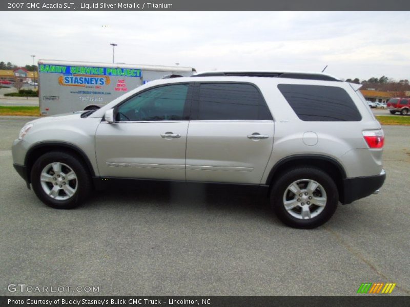 Liquid Silver Metallic / Titanium 2007 GMC Acadia SLT