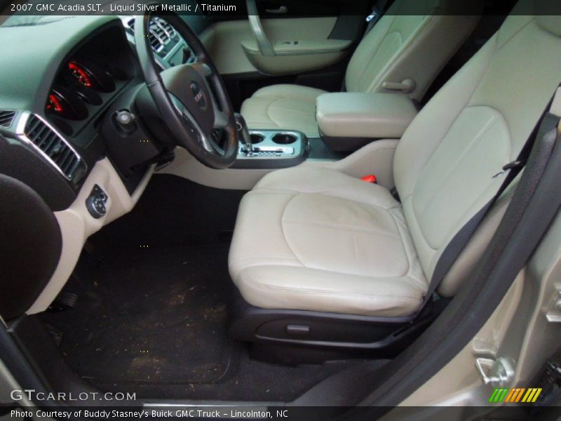 Liquid Silver Metallic / Titanium 2007 GMC Acadia SLT