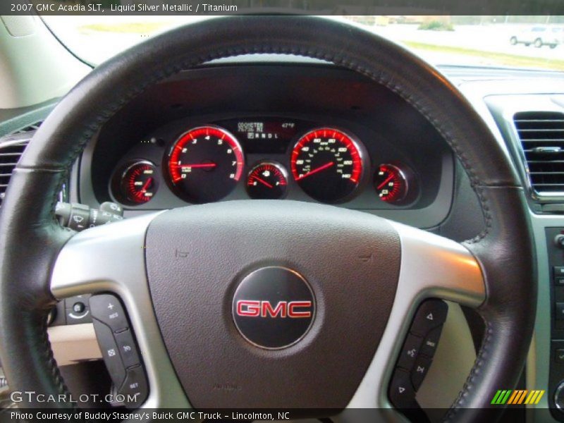 Liquid Silver Metallic / Titanium 2007 GMC Acadia SLT