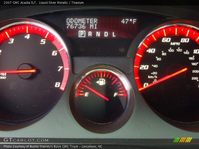 Liquid Silver Metallic / Titanium 2007 GMC Acadia SLT