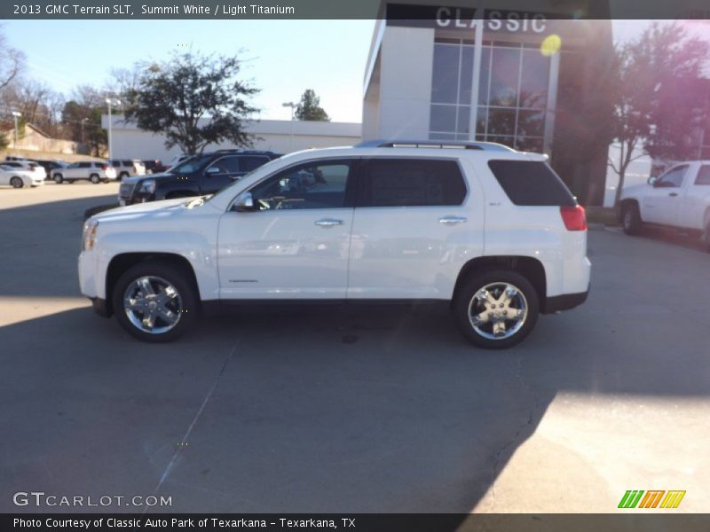 Summit White / Light Titanium 2013 GMC Terrain SLT