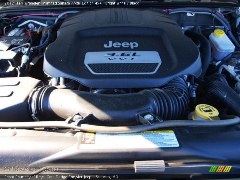 Bright White / Black 2012 Jeep Wrangler Unlimited Sahara Arctic Edition 4x4