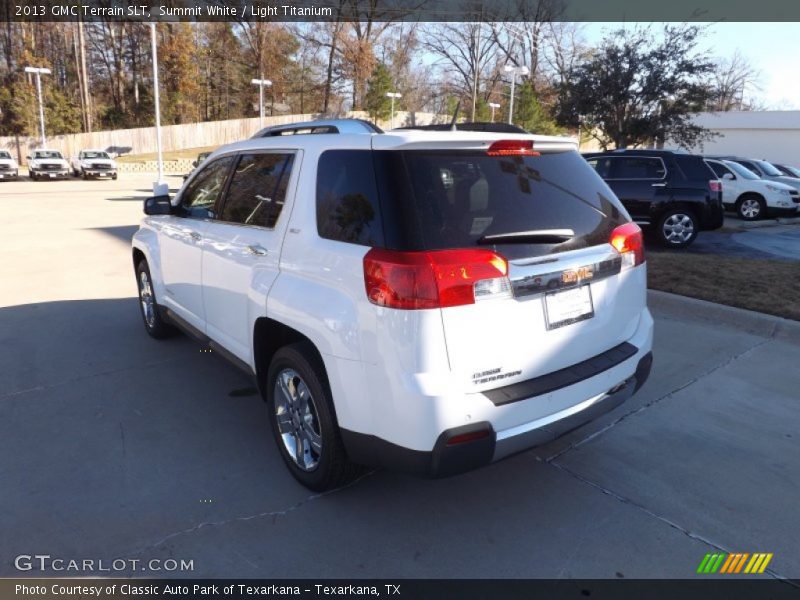 Summit White / Light Titanium 2013 GMC Terrain SLT