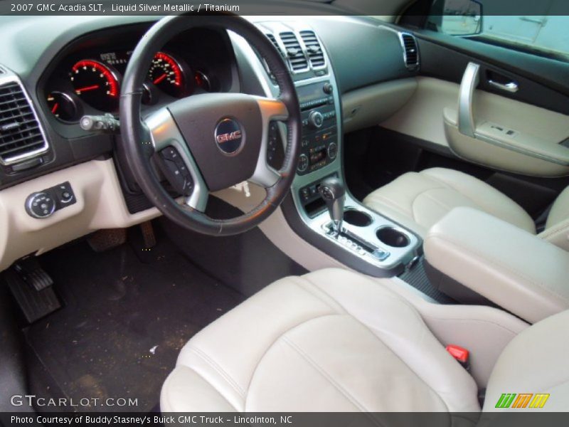 Liquid Silver Metallic / Titanium 2007 GMC Acadia SLT