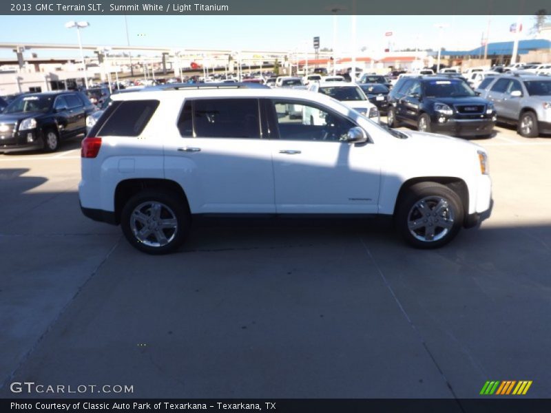 Summit White / Light Titanium 2013 GMC Terrain SLT