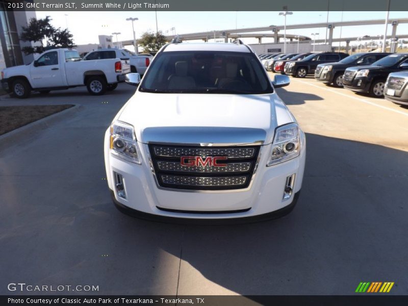 Summit White / Light Titanium 2013 GMC Terrain SLT