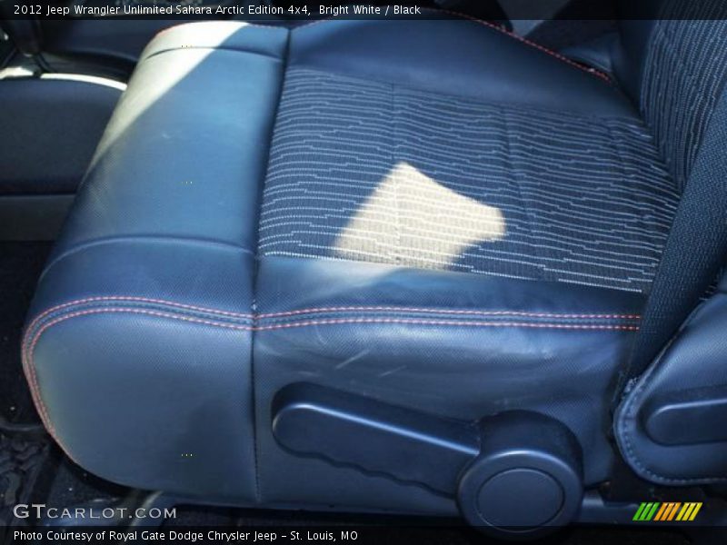 Bright White / Black 2012 Jeep Wrangler Unlimited Sahara Arctic Edition 4x4