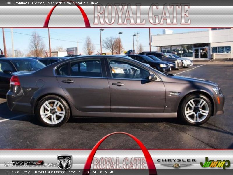 Magnetic Gray Metallic / Onyx 2009 Pontiac G8 Sedan