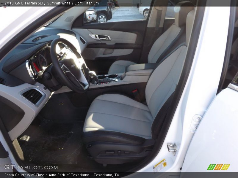 Summit White / Light Titanium 2013 GMC Terrain SLT