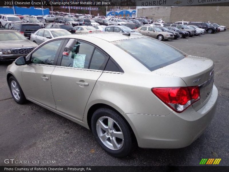Champagne Silver Metallic / Jet Black 2013 Chevrolet Cruze LT