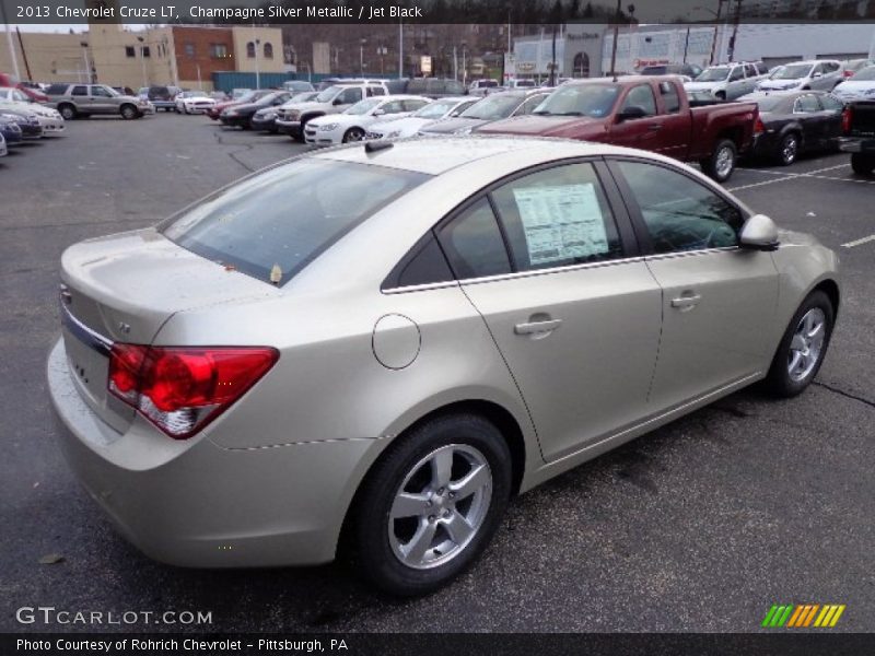 Champagne Silver Metallic / Jet Black 2013 Chevrolet Cruze LT