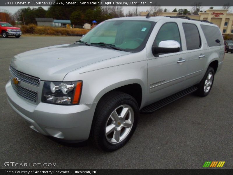 Sheer Silver Metallic / Light Titanium/Dark Titanium 2011 Chevrolet Suburban LTZ 4x4