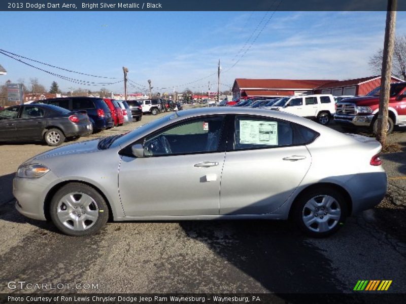 Bright Silver Metallic / Black 2013 Dodge Dart Aero