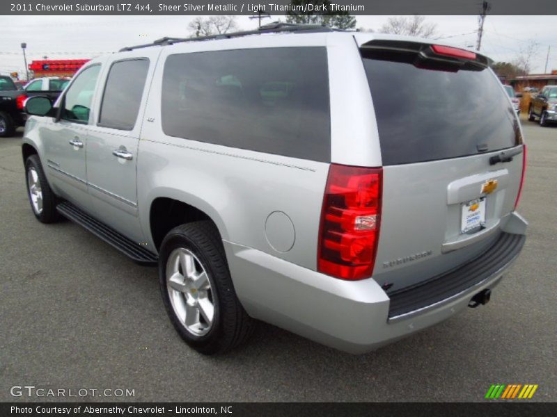 Sheer Silver Metallic / Light Titanium/Dark Titanium 2011 Chevrolet Suburban LTZ 4x4
