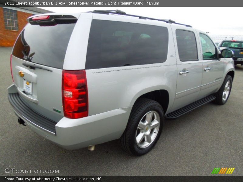 Sheer Silver Metallic / Light Titanium/Dark Titanium 2011 Chevrolet Suburban LTZ 4x4