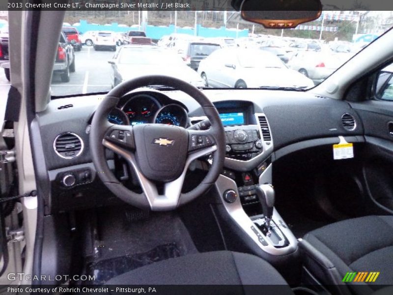 Champagne Silver Metallic / Jet Black 2013 Chevrolet Cruze LT