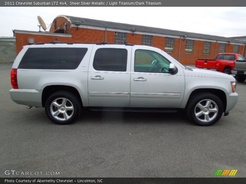 Sheer Silver Metallic / Light Titanium/Dark Titanium 2011 Chevrolet Suburban LTZ 4x4
