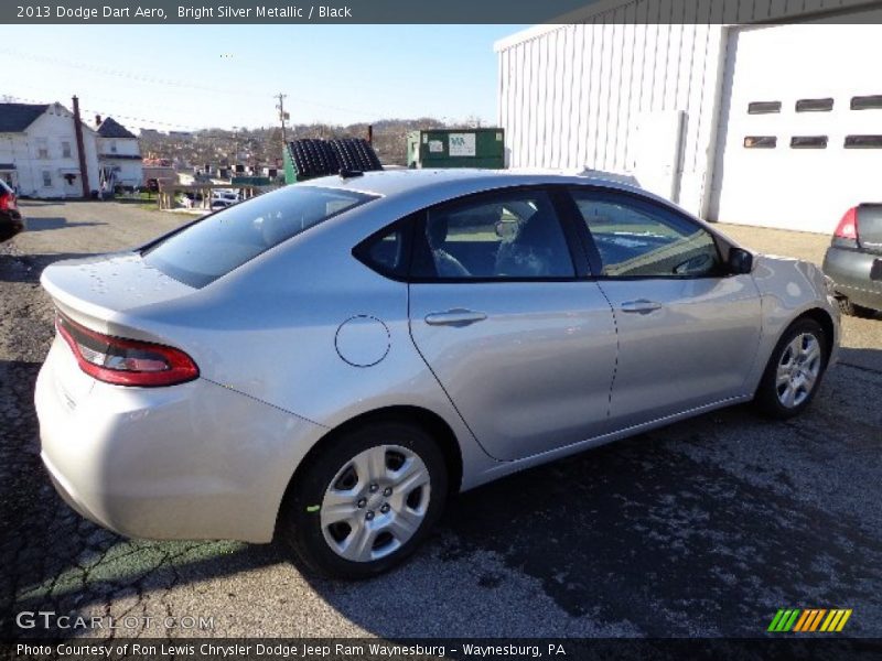 Bright Silver Metallic / Black 2013 Dodge Dart Aero
