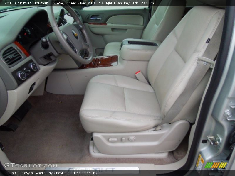 Sheer Silver Metallic / Light Titanium/Dark Titanium 2011 Chevrolet Suburban LTZ 4x4