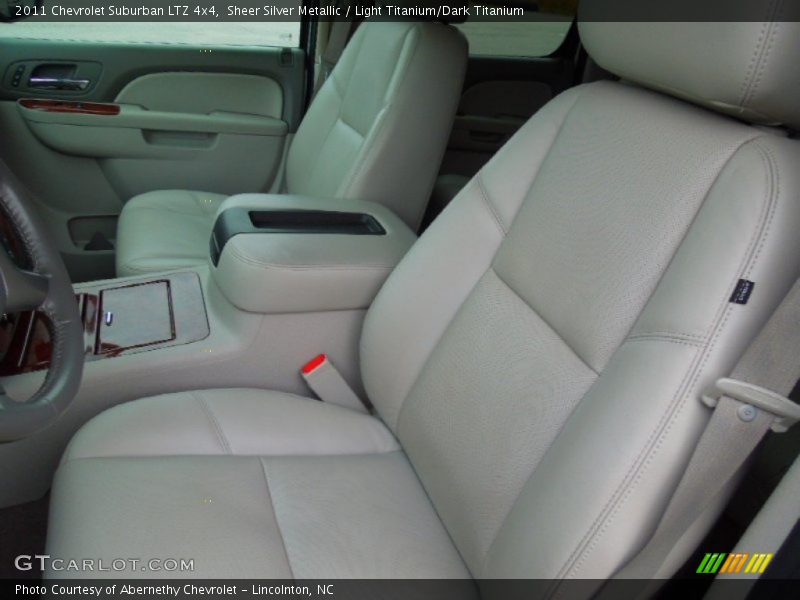 Sheer Silver Metallic / Light Titanium/Dark Titanium 2011 Chevrolet Suburban LTZ 4x4