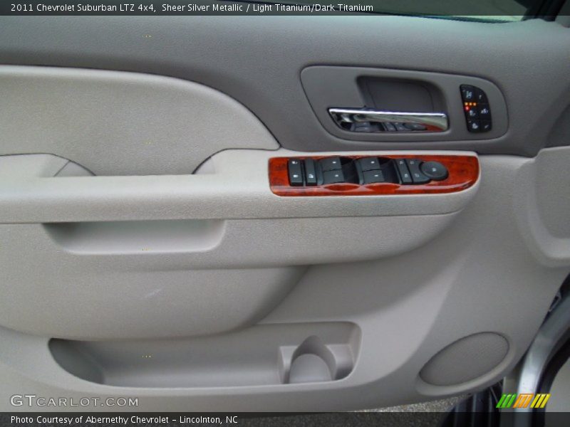 Sheer Silver Metallic / Light Titanium/Dark Titanium 2011 Chevrolet Suburban LTZ 4x4