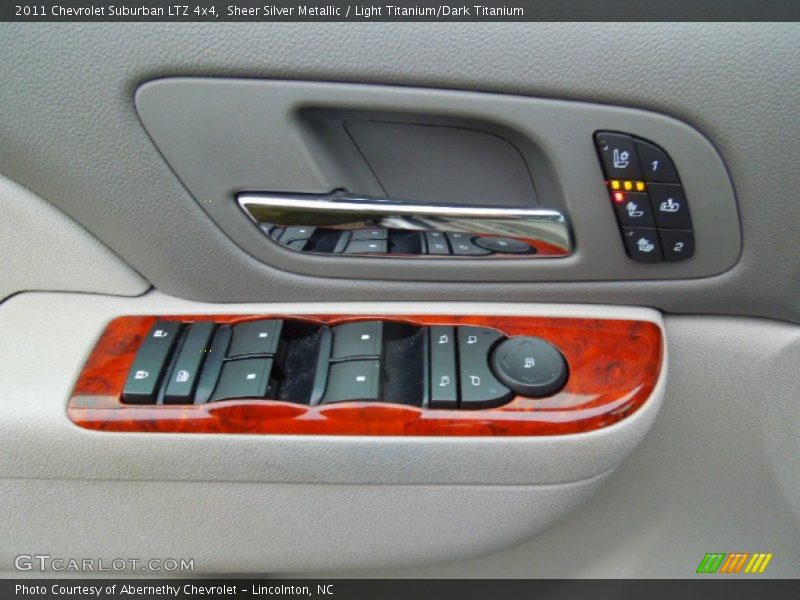 Sheer Silver Metallic / Light Titanium/Dark Titanium 2011 Chevrolet Suburban LTZ 4x4