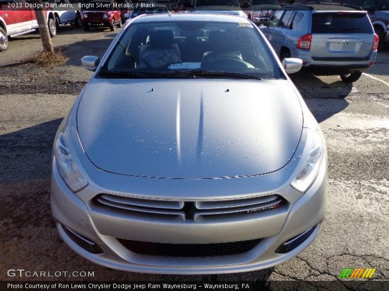 Bright Silver Metallic / Black 2013 Dodge Dart Aero