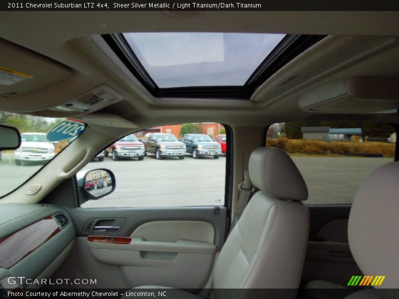 Sheer Silver Metallic / Light Titanium/Dark Titanium 2011 Chevrolet Suburban LTZ 4x4