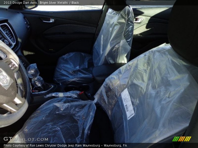 Bright Silver Metallic / Black 2013 Dodge Dart Aero