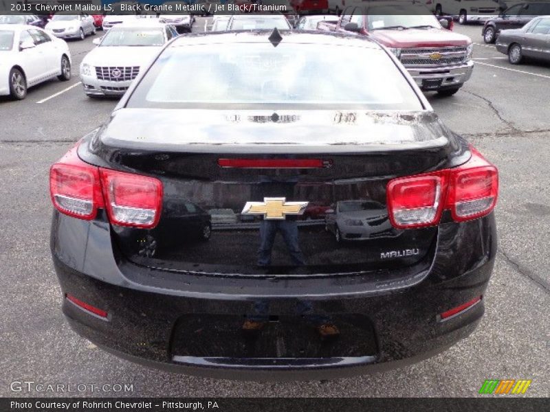 Black Granite Metallic / Jet Black/Titanium 2013 Chevrolet Malibu LS