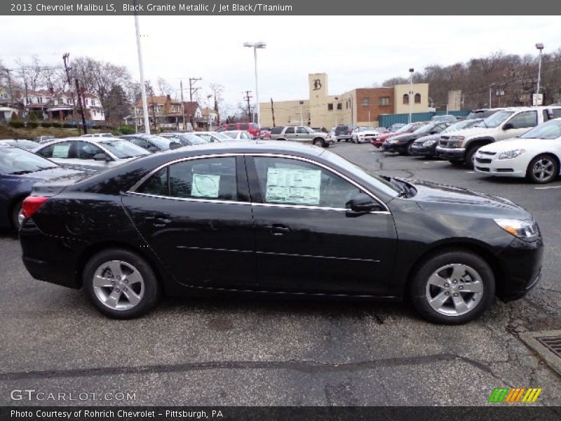 Black Granite Metallic / Jet Black/Titanium 2013 Chevrolet Malibu LS