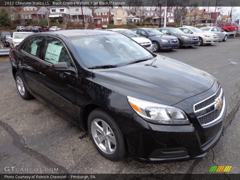Black Granite Metallic / Jet Black/Titanium 2013 Chevrolet Malibu LS