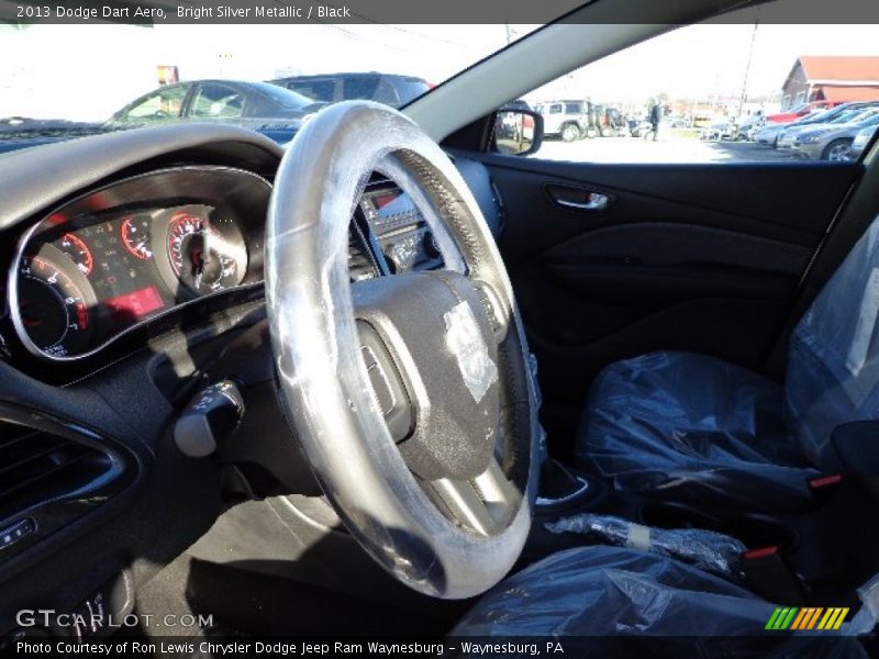 Bright Silver Metallic / Black 2013 Dodge Dart Aero