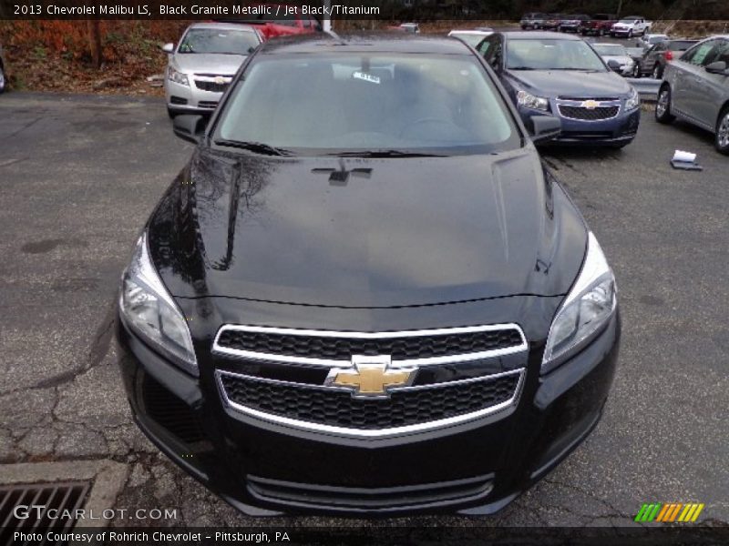 Black Granite Metallic / Jet Black/Titanium 2013 Chevrolet Malibu LS