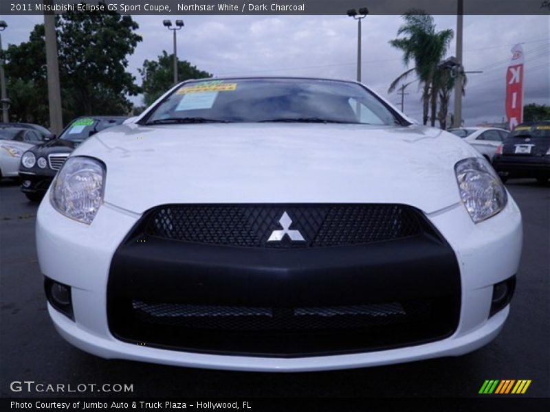 Northstar White / Dark Charcoal 2011 Mitsubishi Eclipse GS Sport Coupe