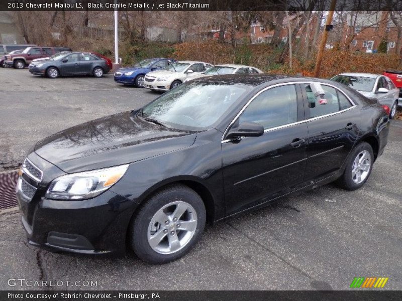Black Granite Metallic / Jet Black/Titanium 2013 Chevrolet Malibu LS