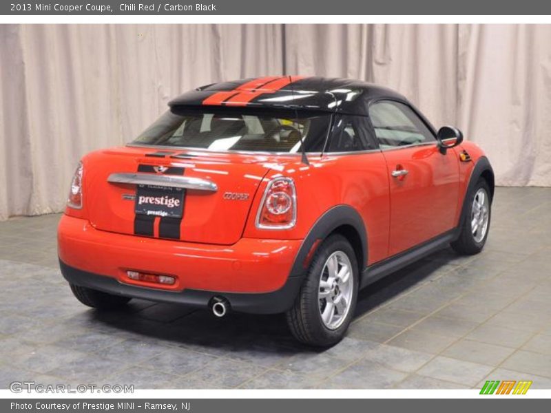 Chili Red / Carbon Black 2013 Mini Cooper Coupe