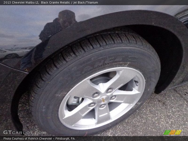 Black Granite Metallic / Jet Black/Titanium 2013 Chevrolet Malibu LS