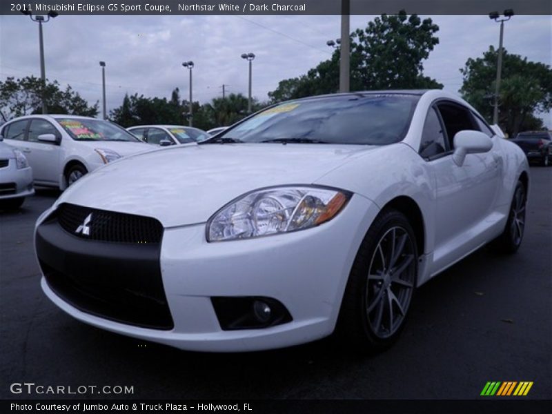 Northstar White / Dark Charcoal 2011 Mitsubishi Eclipse GS Sport Coupe